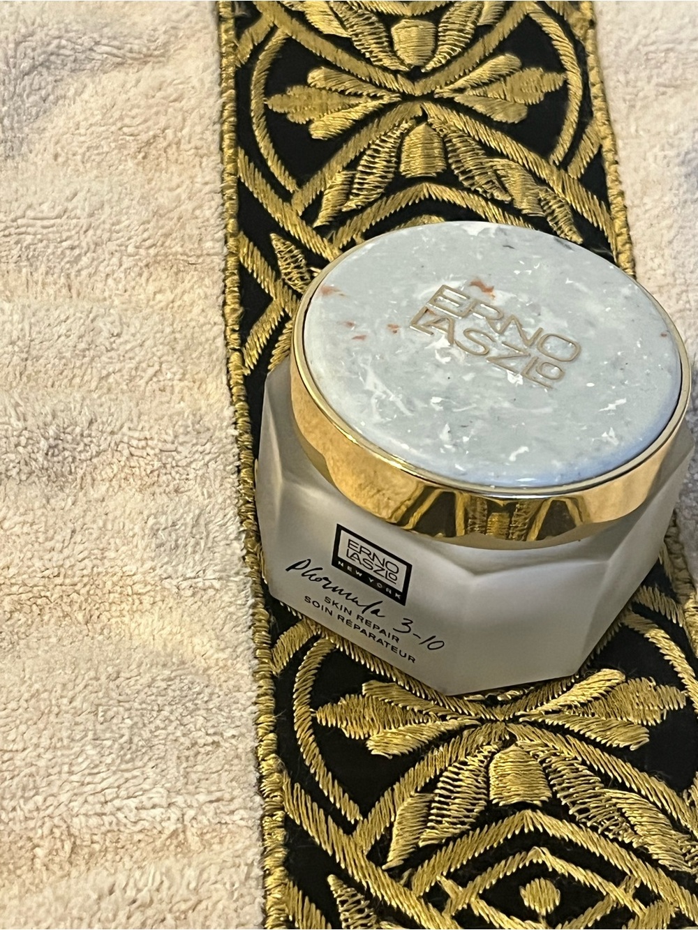 Erno Laszlo White Jar with Gold Lid Night Repair Cream